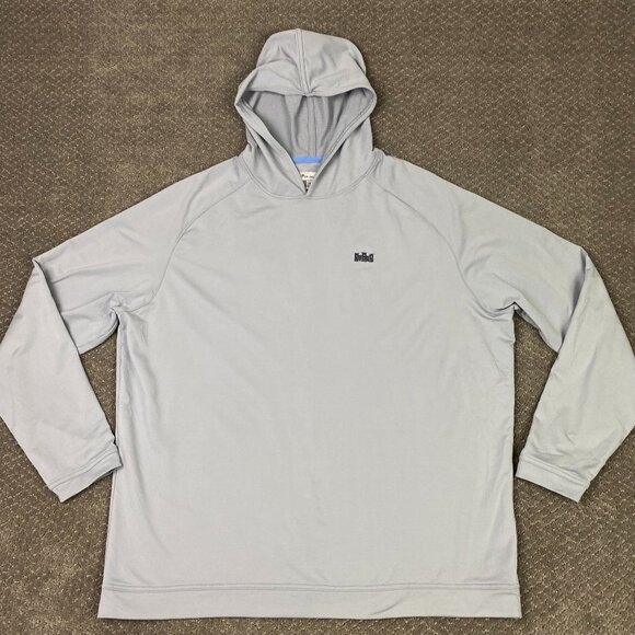 Peter Millar Performance Hoodie Men's XL Gray golf Athletic Athleisure Stretch - Picture 1 of 9